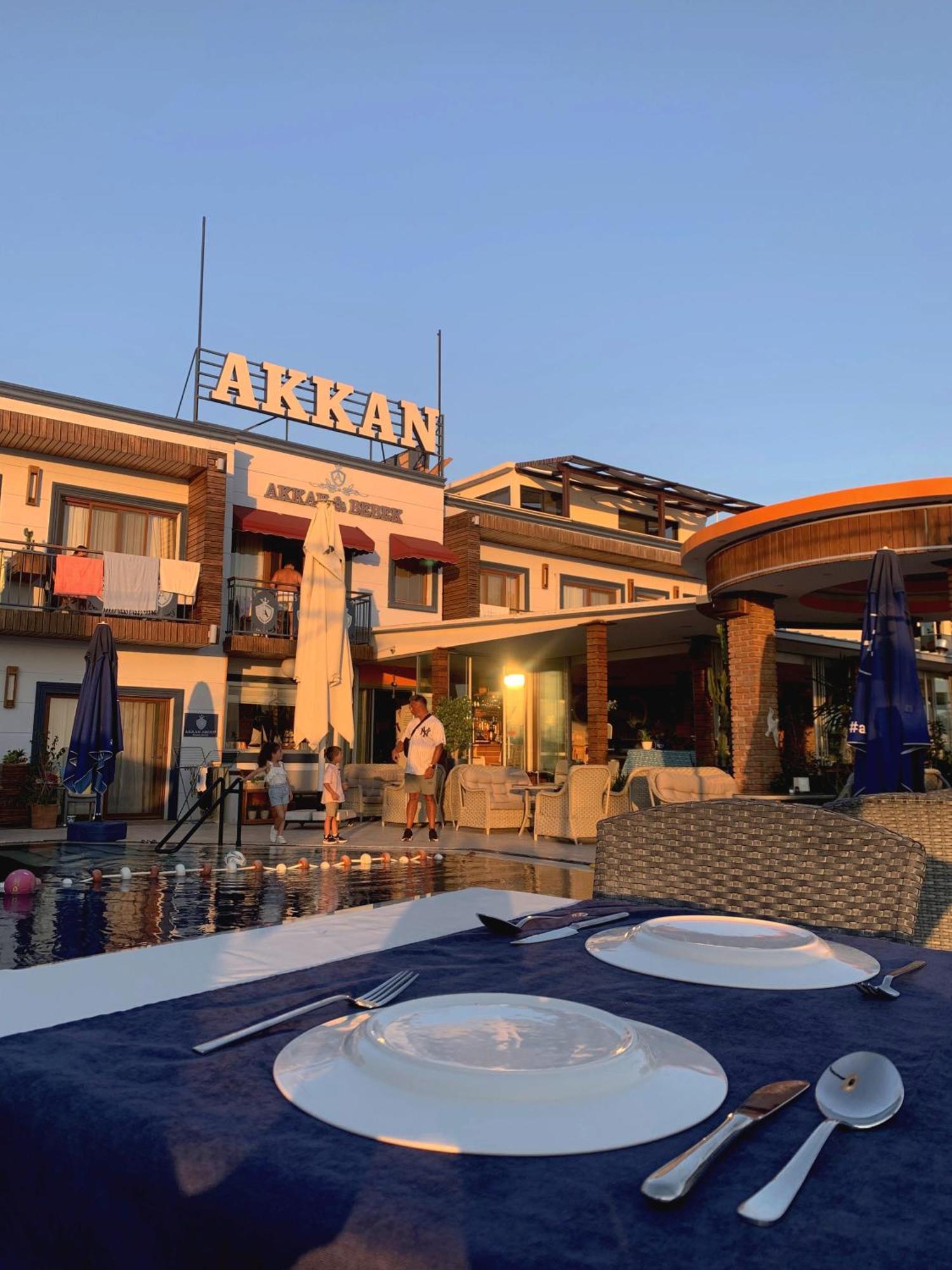 Akkan Beach Hotel Bodrum Exterior foto